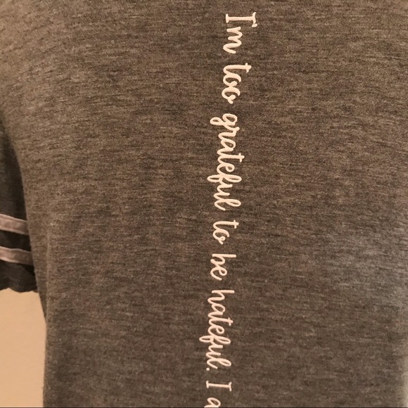 Ragdoll Front Tie Blessed Short Sleeve Tee-S - Picture 9 of 12